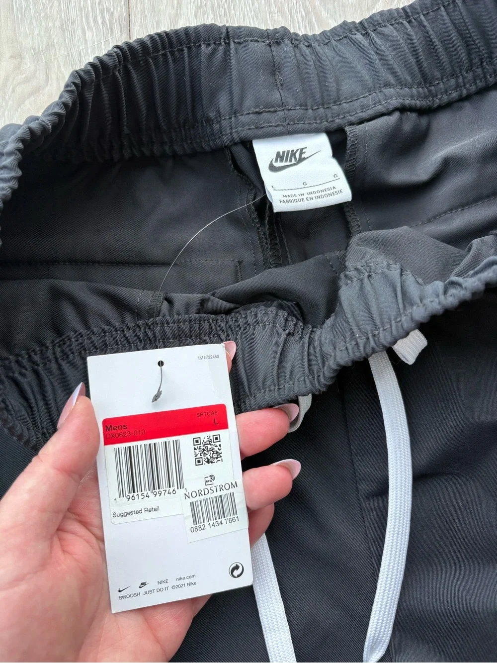 Nike tapered black pants